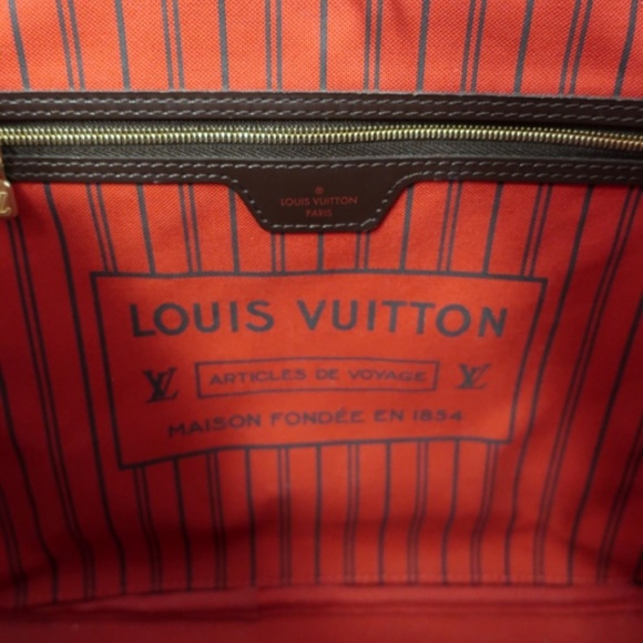 Louis Vuitton Neverfull MM Damier Ebene Tote Bag - Picture 4 of 8